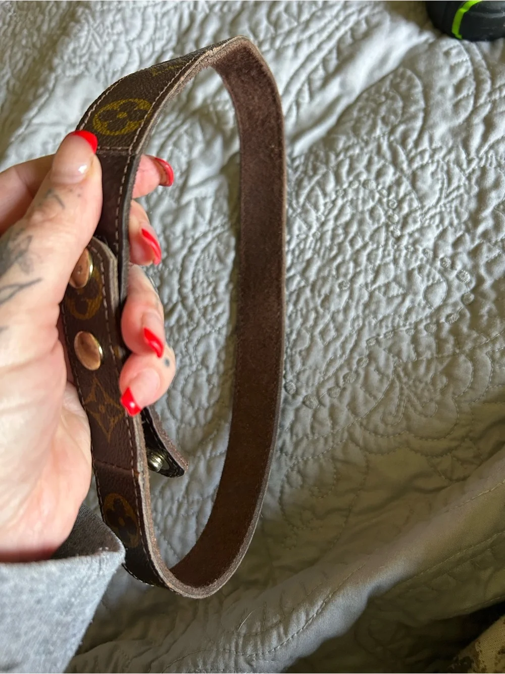 Louis Vuitton Brown Monogram Pet Collar/Leash Loop